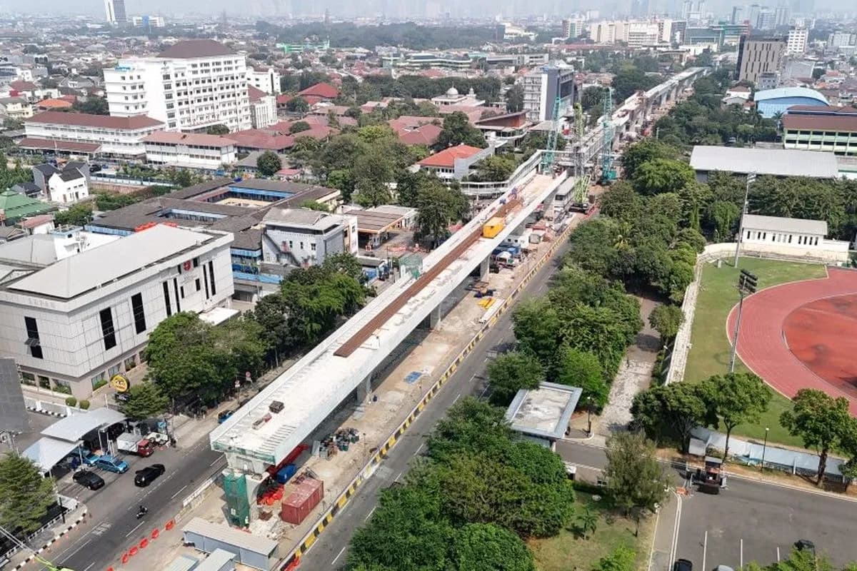 LRT Jakarta Velodrome-Manggarai Hampir Rampung, Pemprov Kejar Operasi Agustus 2026