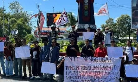 Mahasiswa NTT Turun ke Jalan, Desak Hentikan Pemborosan APBN, MBG dan Kopdes Merah Putih