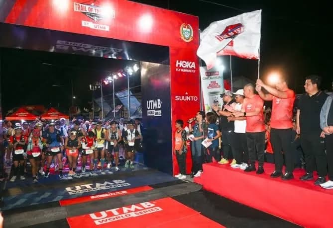 Trail of The Kings 2026 Mendunia, Bobby Nasution Lepas 1.015 Pelari dari 34 Negara