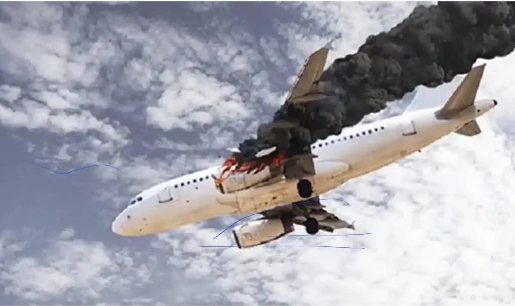 Pesawat Angkut Militer India Jatuh dan Terbakar Saat Mendarat, Bangkai Terbelah