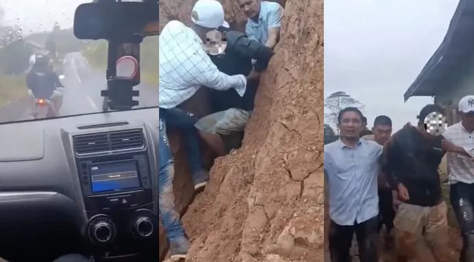 Kepergok Curi Motor, Maling Terjun ke Jurang 10 Meter Saat Dikejar Polisi