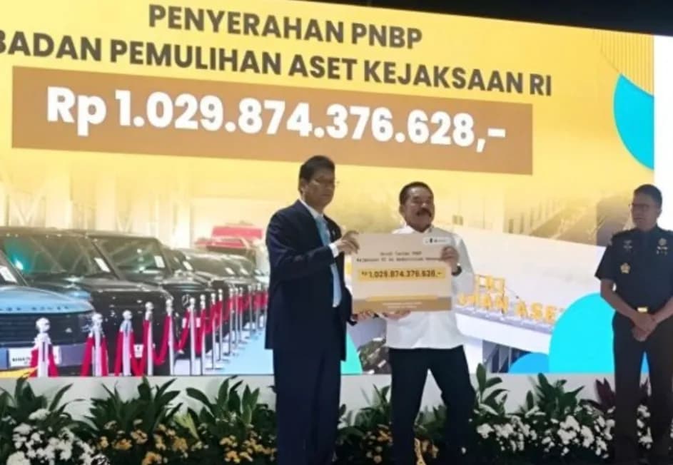 Kejagung Setor Rp1 Triliun Hasil Pemulihan Aset ke Negara