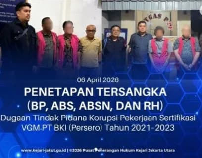 3 Pejabat PT BKI Tersangka Korupsi Rp15,5 M Diduga Masih Duduki Jabatan Strategis