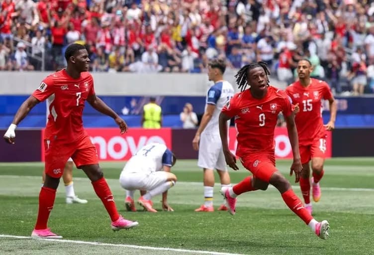 Kartu Merah Hancurkan Bosnia, Swiss Mengamuk Menang 4-1 di Piala Dunia 2026