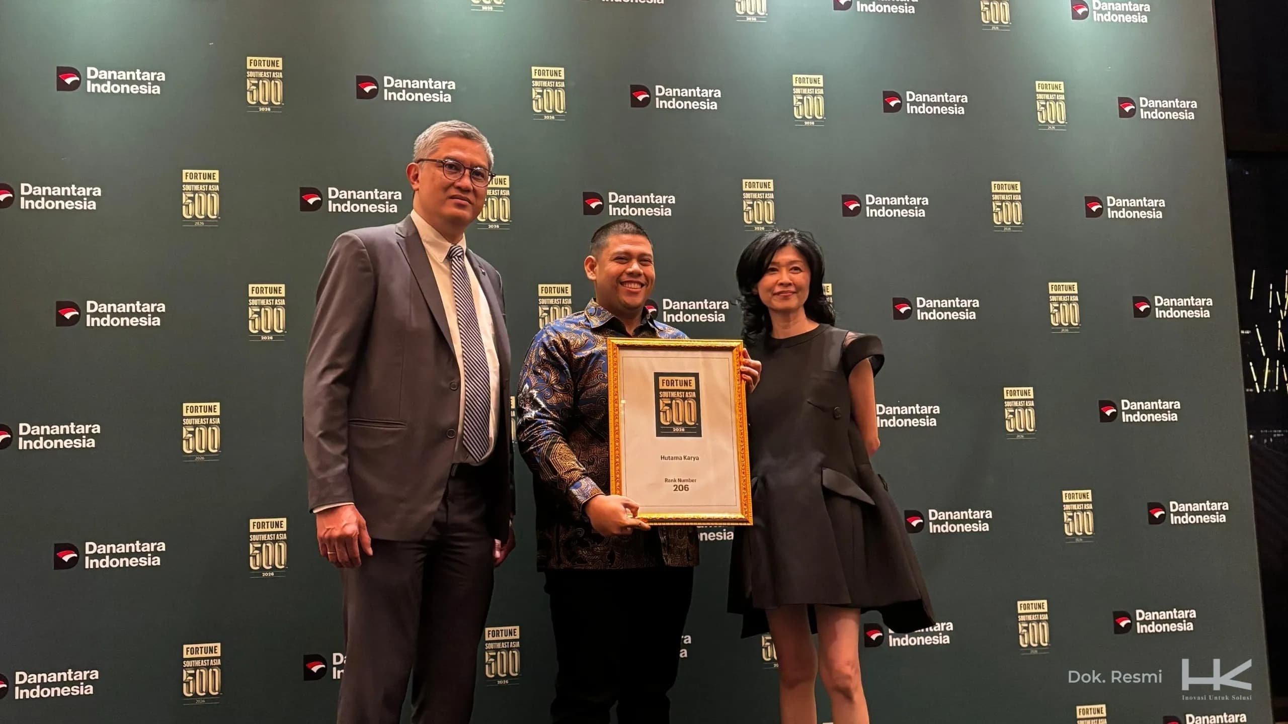 Hutama Karya Kukuhkan Posisi Sebagai BUMN Engineering dan Construction Terdepan dalam Fortune Southeast Asia 500 Tahun 2026