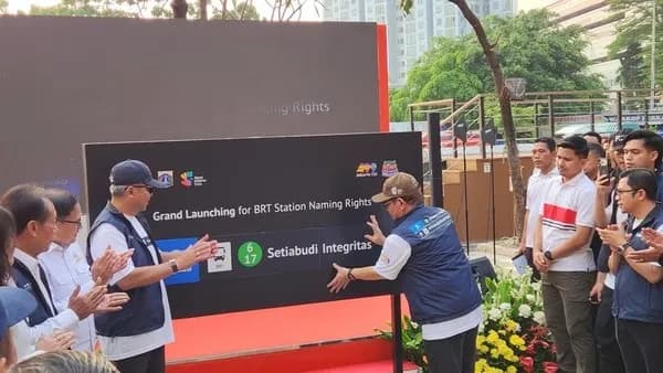 Pramono dan KPK Resmikan Halte Setiabudi Integritas, Simbol Perlawanan Korupsi