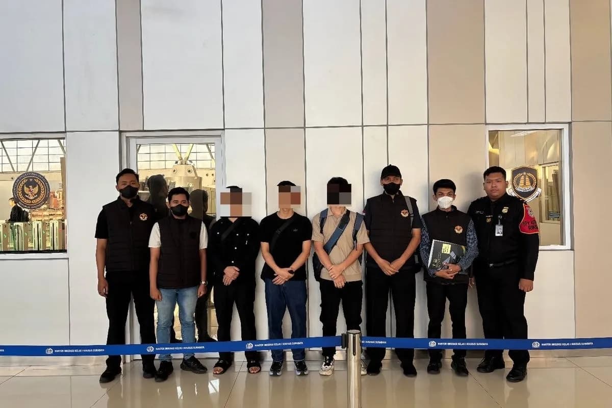 Manipulasi Visa Terbongkar, Tiga WN China Dideportasi