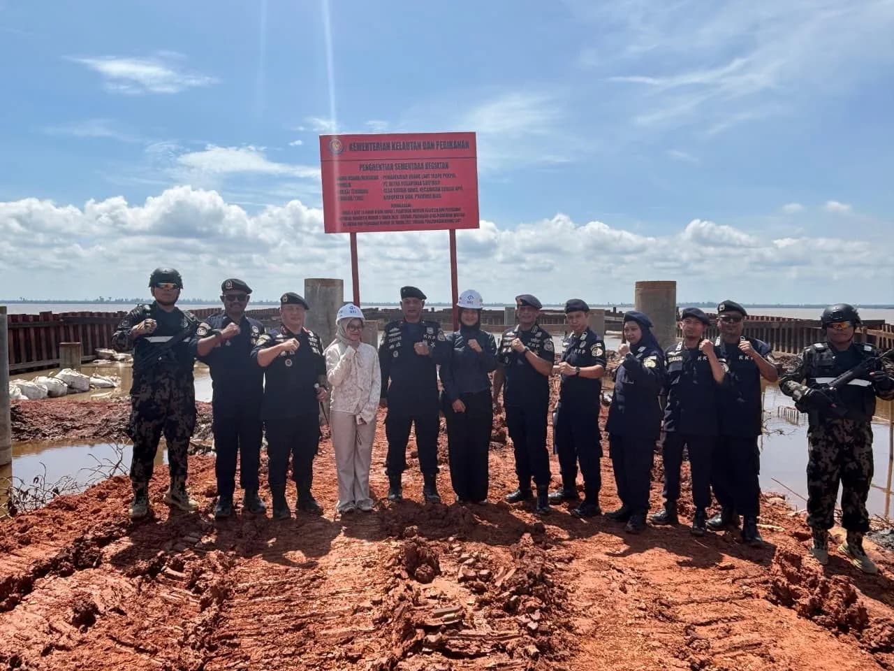 KKP Setop Sementara Aktivitas Dua Perusahaan di Perairan Siak, Bangunan 6.000 Meter Persegi Berdiri Tanpa Izin