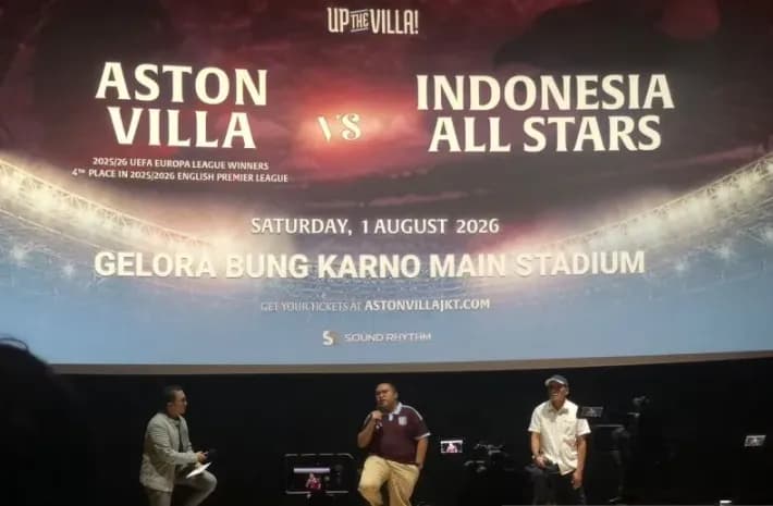 Aston Villa Resmi Sambangi Jakarta, Indonesia All Stars Dapat Tantangan Juara Liga Europa