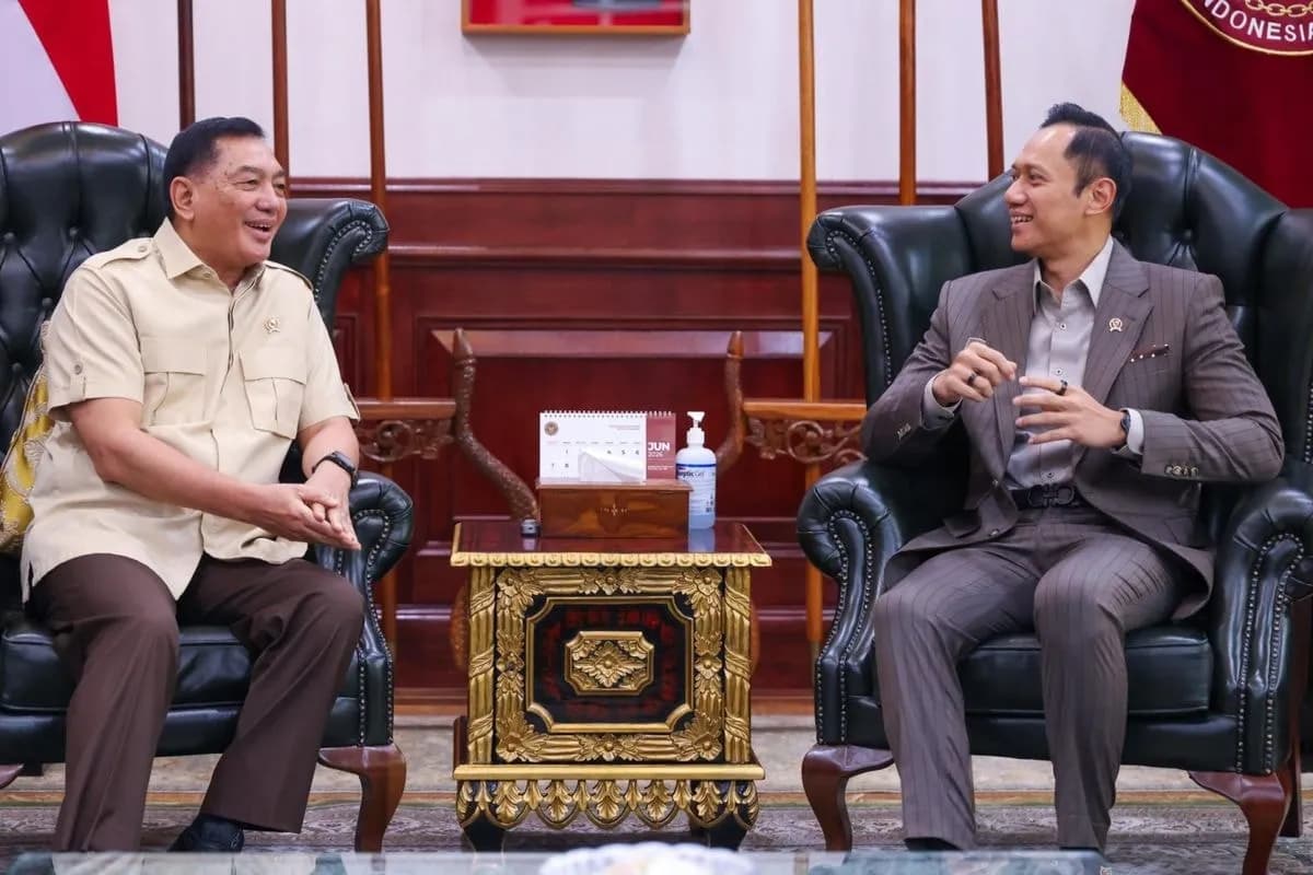 AHY-Sjafrie Perkuat Pengamanan Udara, Bandara Internasional Baru Jadi Fokus