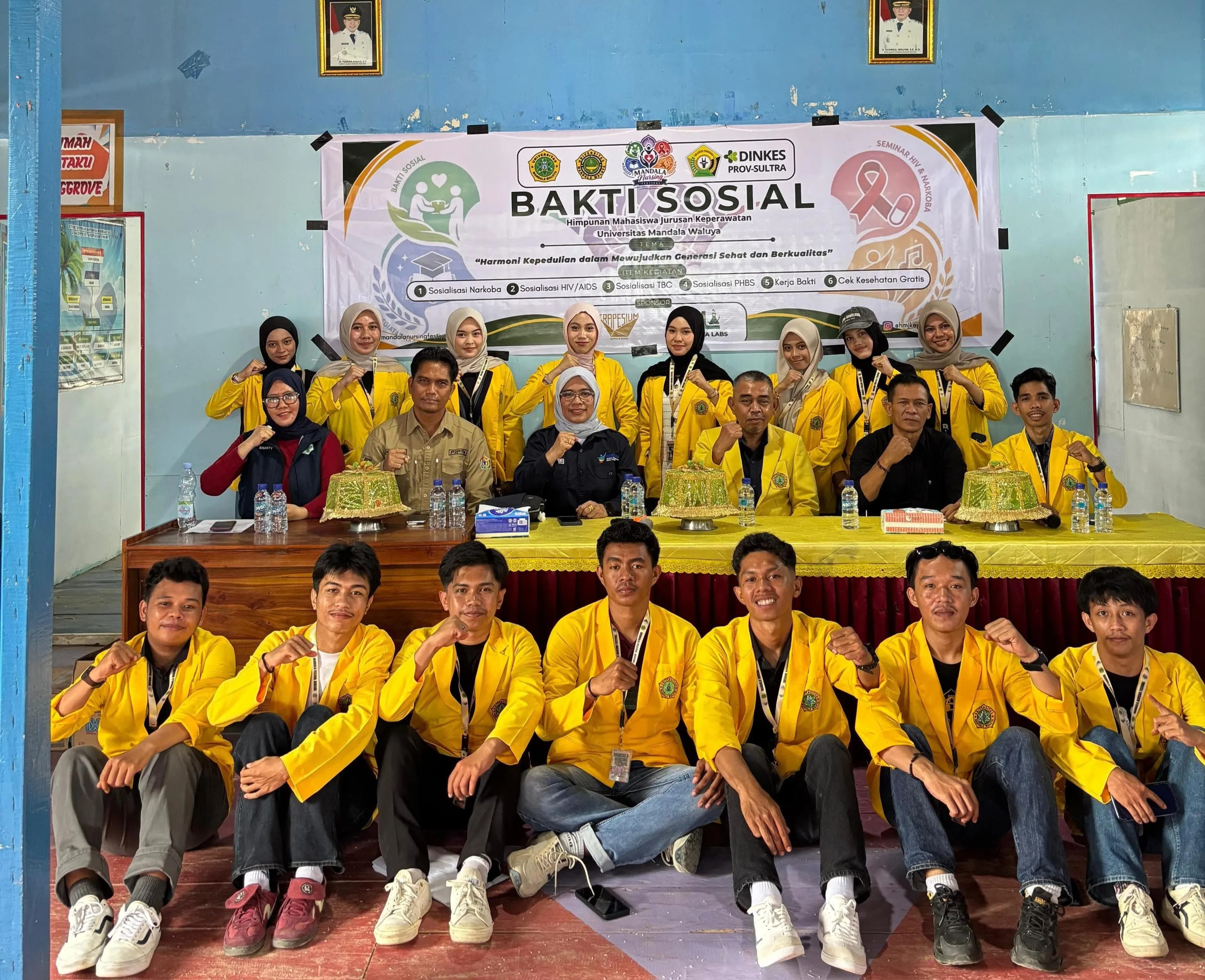 Kolaborasi HMJ Keperawatan UMW dan Dinkes Sultra Gelar Pengabdian Masyarakat di Desa Leppe