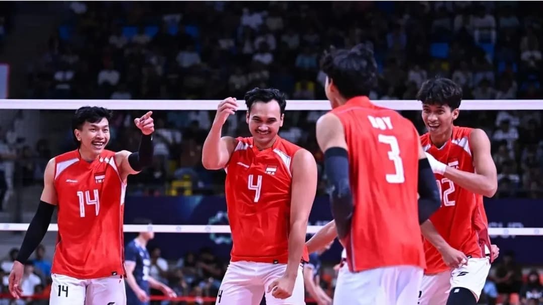 Indonesia Ukir Sejarah! Bungkam Korea Selatan, Tim Voli Putra Sabet Gelar Juara Asia Pertama