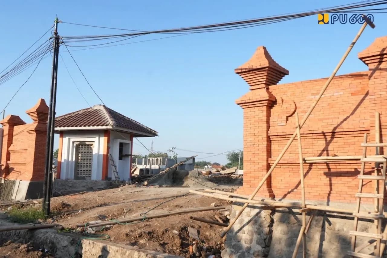 Gapura Sekolah Rakyat Cirebon Lambangkan Ciri Khas Kesultanan Cirebon