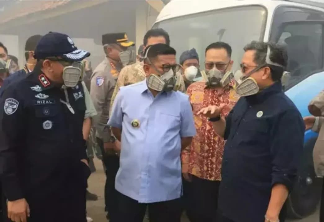 Kebakaran TPA Jatiwaringin Meluas, Gubernur Banten Minta Pengelola Tingkatkan Kesiapsiagaan