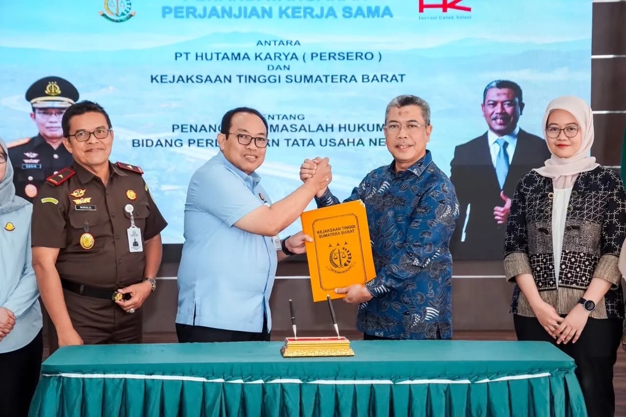 Hutama Karya Gandeng Kejati Sumbar Dukung Pembangunan Infrastruktur