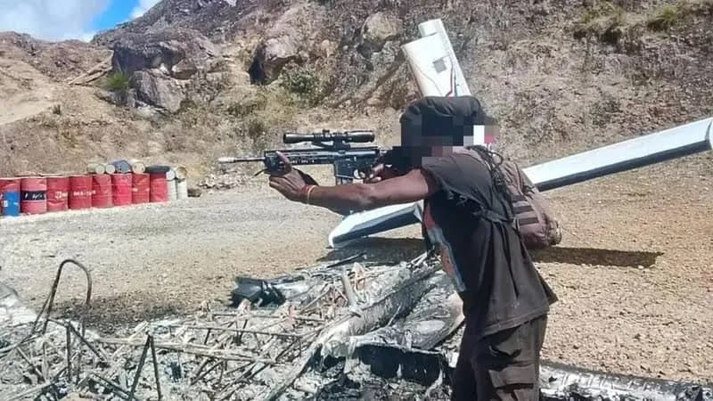 KKB Klaim Tembak Pilot AS dan Bakar Pesawat AMA, Ancam Serang Pesawat Sipil Lain