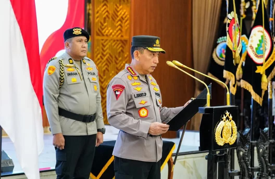Kapolri Resmi Lantik Enam Kapolda Baru, Rotasi Digelar untuk Perkuat Kinerja Polri