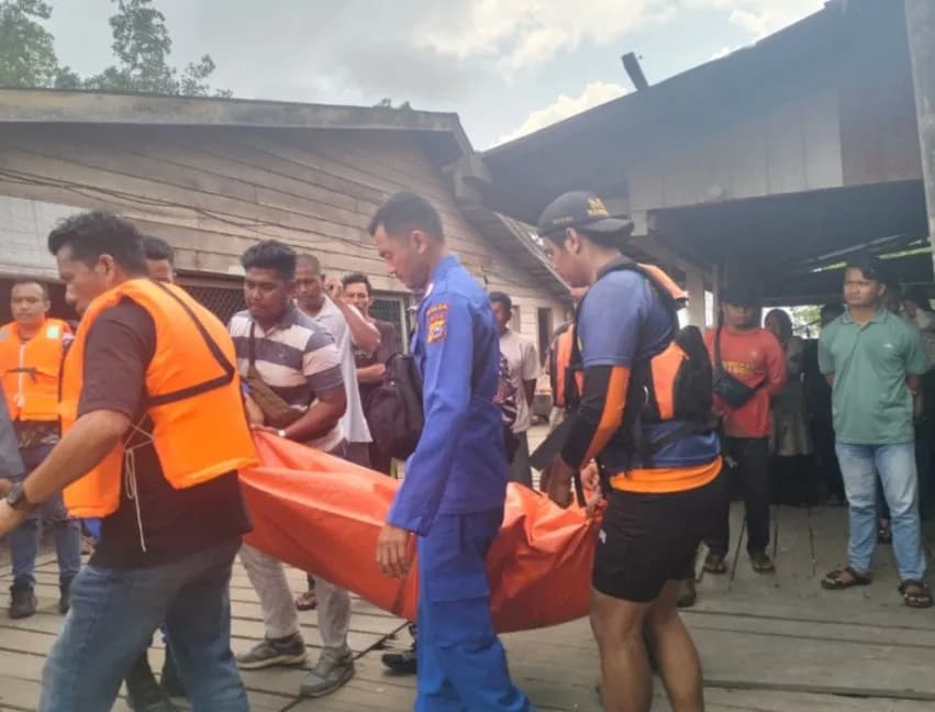 Korban Tewas Pompong Tenggelam di Tanjung Buton Bertambah, Dua Orang Masih Hilang