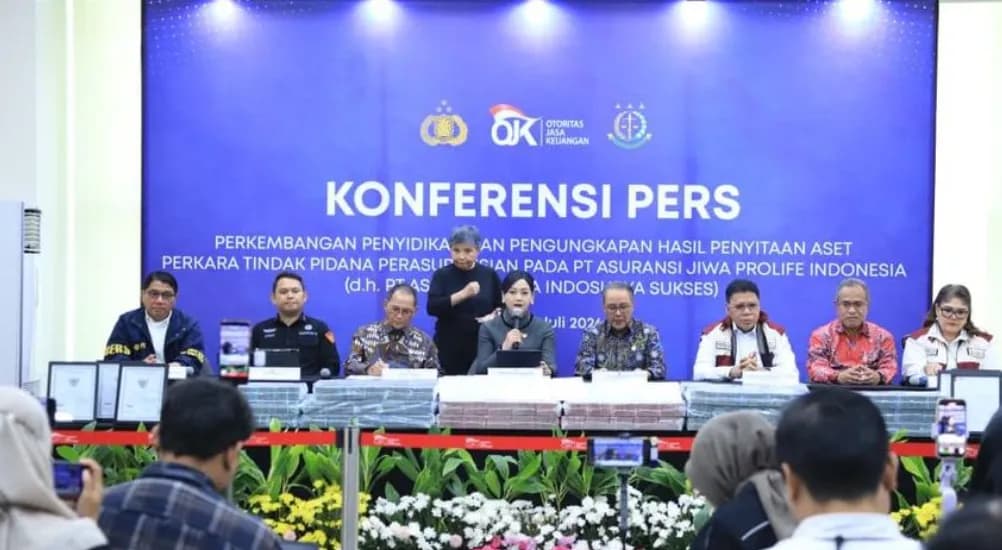 OJK Sita Aset Rp113,97 Miliar dari Kasus Asuransi Jiwa Prolife