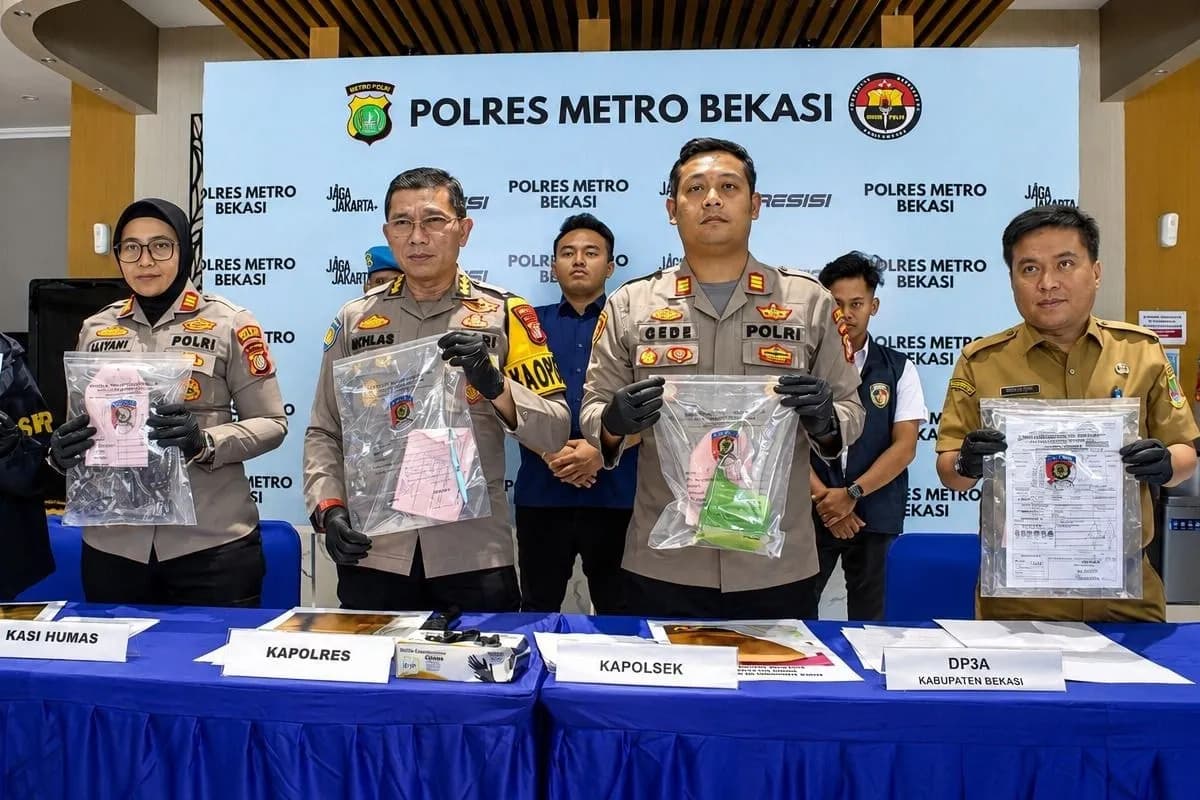 Diduga Aniaya Anak Tiri Selama Dua Bulan, Perempuan 19 Tahun di Bekasi Diamankan Polisi