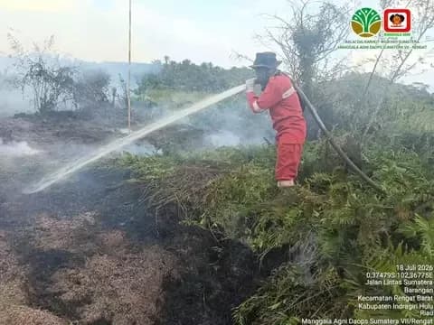Karhutla Bengkalis Meluas, 80,5 Hektare Lahan Gambut Terbakar