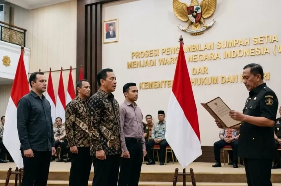 Pemerintah Naikkan Tarif Naturalisasi WNA Jadi Rp75 Juta