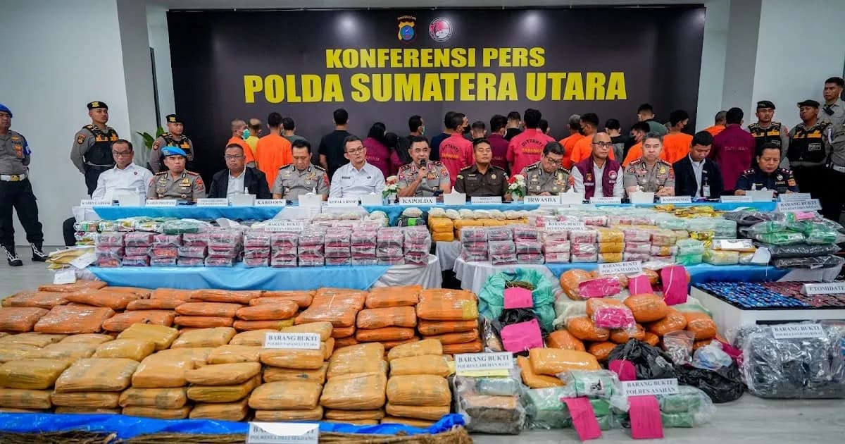 Indonesia Masih Darurat Narkoba, BNN Sita 12,3 Ton Barang Bukti dan Putus Perputaran Uang Rp16,5 Triliun