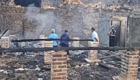 Kebakaran Hebat Hanguskan Kampung Adat Ciptamulya, 70 Bangunan dan Imah Gede Musnah