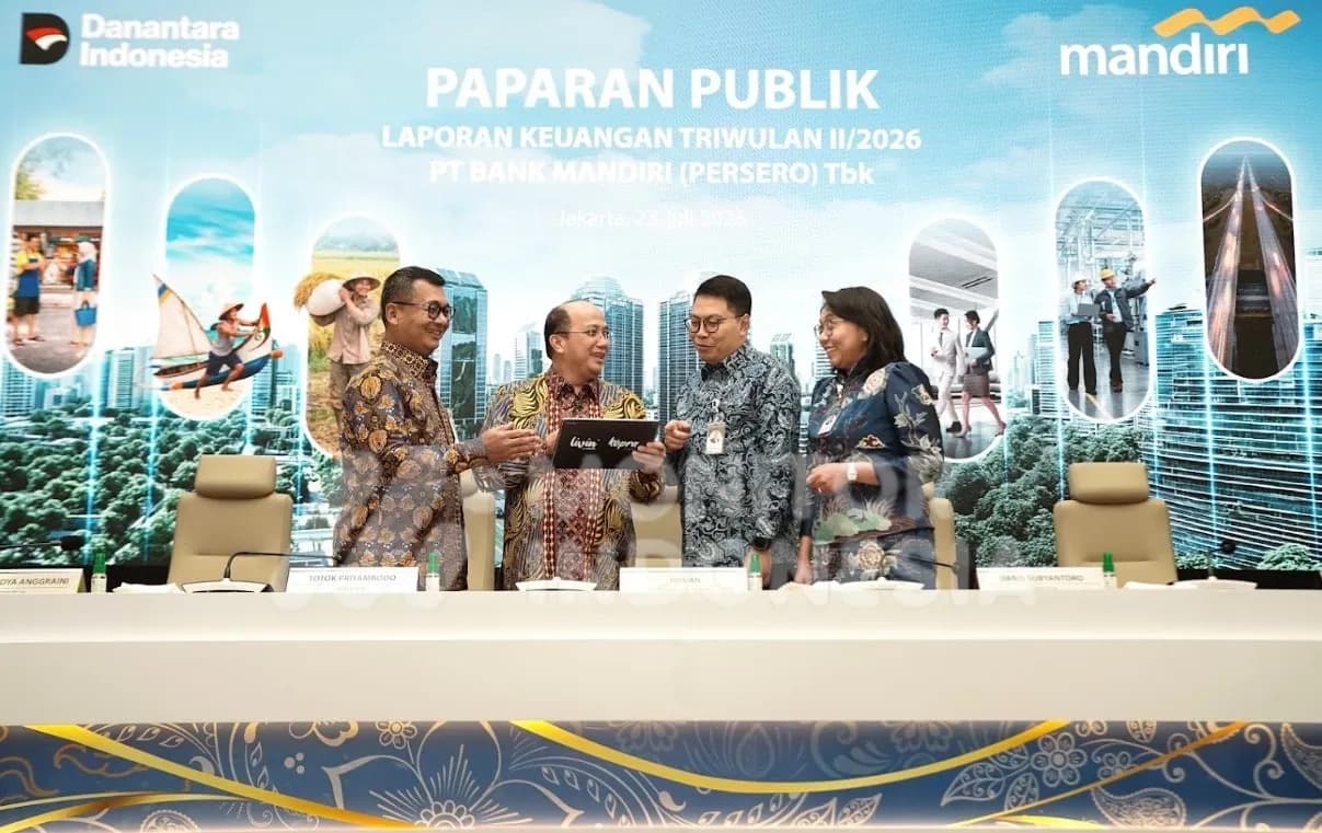 Bank Mandiri Perkuat Ekonomi Nasional, Kredit Tembus Rp1.592 Triliun dan Laba Rp30,4 Triliun