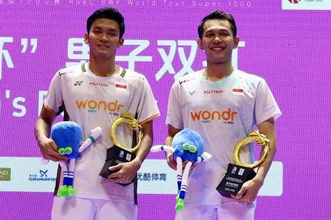Ranking BWF Terbaru, Fajar/Fikri Kokoh di Peringkat 2 Dunia, Jonatan Christie Tembus Posisi 3
