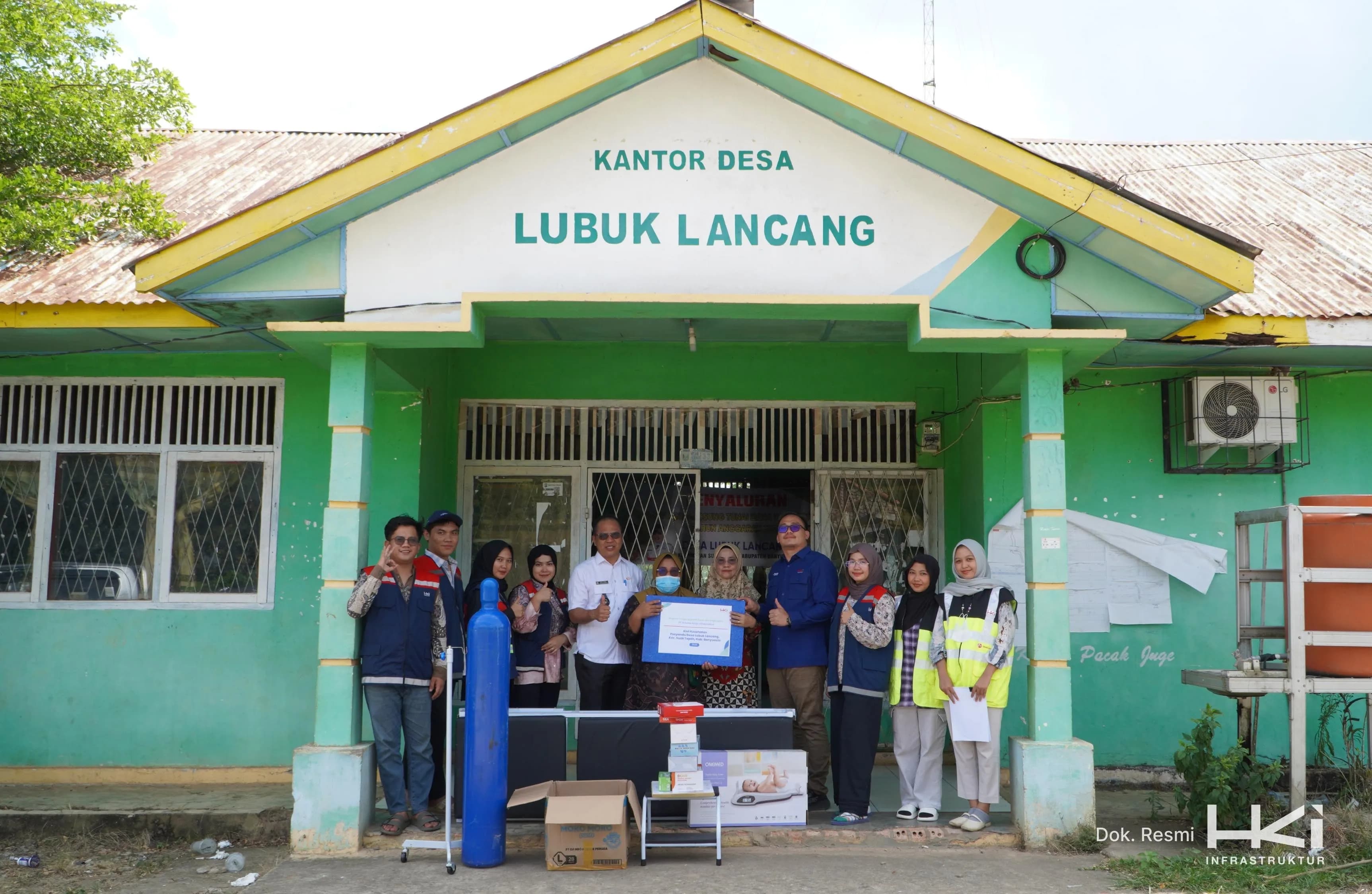 HKI Salurkan Bantuan Alat Kesehatan kepada Tiga Desa di Banyuasin