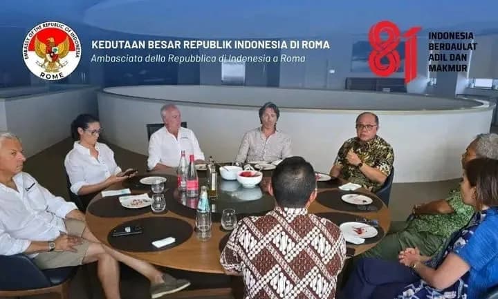 Novamarine Bidik Indonesia Jadi Basis Produksi Kapal Asia Pasifik, Dubes RI di Roma Perkuat Peluang Investasi