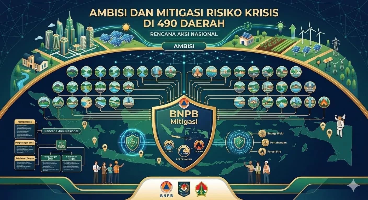 Ambisi dan Mitigasi Risiko Krisis di 490 Daerah