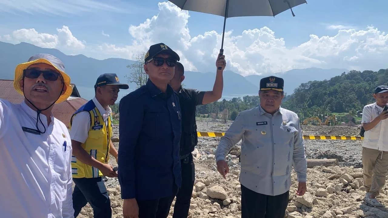 Kunjungi Batang Tumayo Agam, Menteri PU: Presiden Prabowo Dengar Langsung Jeritan Masyarakat Agam