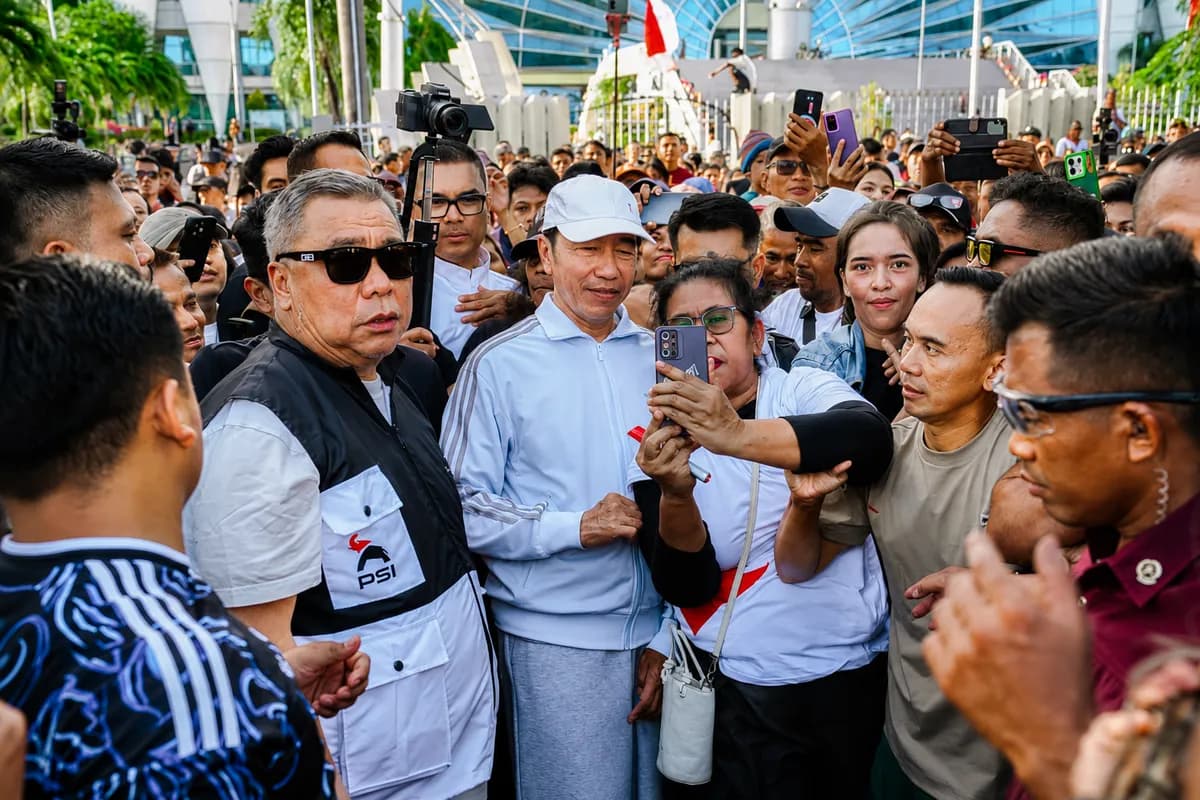 Jokowi Disambut Antusias di NTT, PSI Sebut Jejak Pembangunan Masih Dirasakan Rakyat