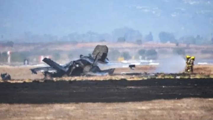 Jet Tempur Siluman F-35 AS Jatuh di California, Pilot Berhasil Selamat Usai Melontarkan Diri