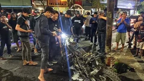 Bentrok Geng Motor dan Warga Kembali Pecah di Makassar, Satu Orang Terkena Panah Busur, Motor Dibakar
