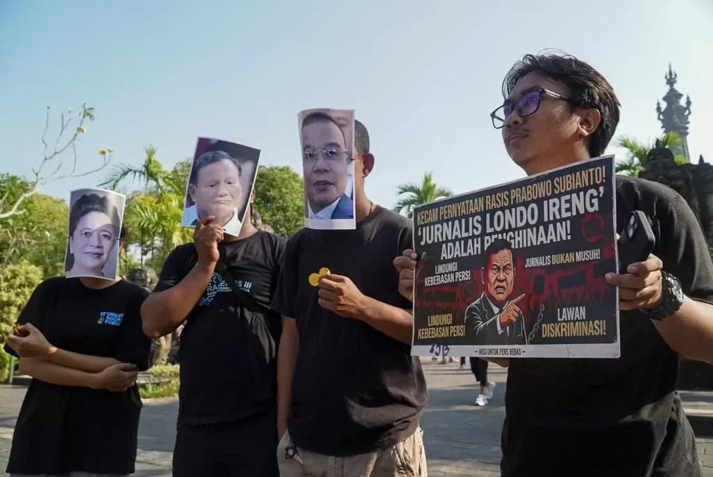 Jurnalis Bali Desak Prabowo Minta Maaf, Sebut Label 'Londo Ireng' Lukai Kebebasan Pers