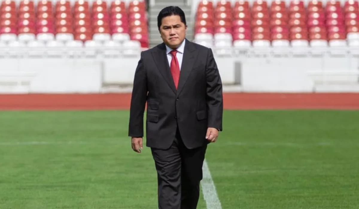 Erick Thohir Pasang Target Besar, PSSI Bidik Indonesia Tembus Panggung Sepak Bola Dunia 2030