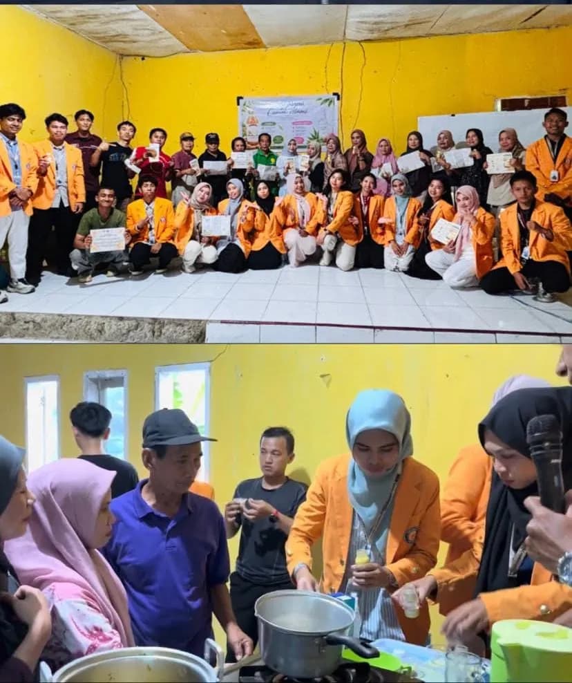 Mahasiswa KKN Tematik Pharmatik UHO Kenalkan "Mikuja", Jamu Tradisional Kekinian Berbasis TOGA di Desa Pohara