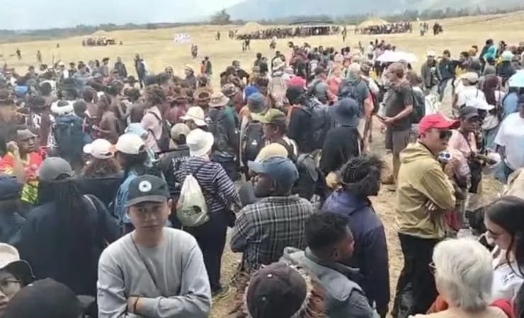 Penembakan Pecah di Festival Budaya Lembah Baliem, Pengunjung Berhamburan Cari Perlindungan