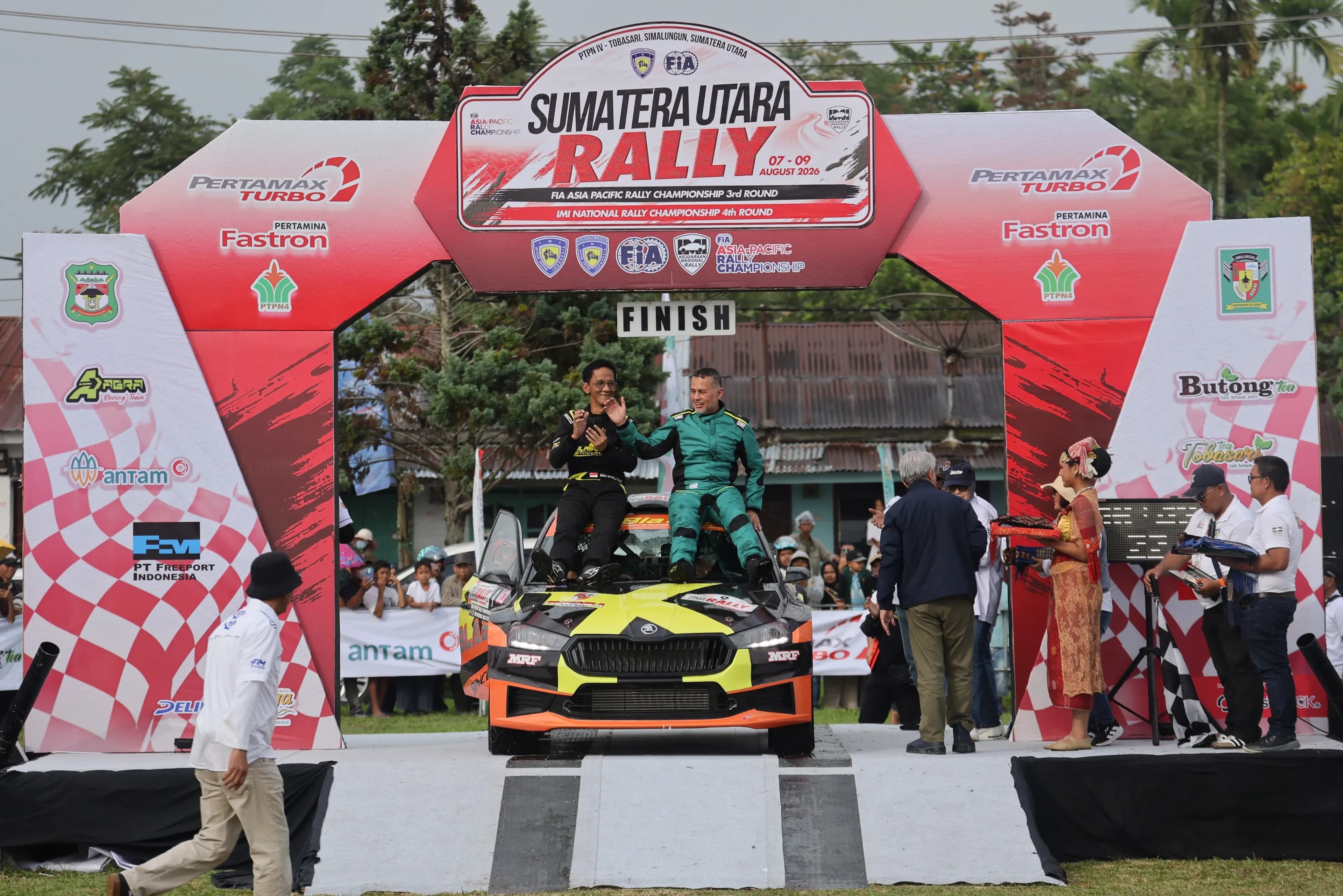 Ijeck Tak Terbendung, Taklukkan Sumatera Utara Rally 2026 di Tengah Drama Ban dan Mobil Terbalik