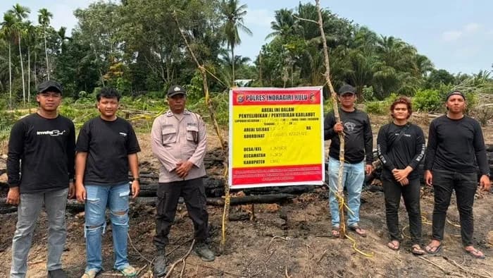 Bakar Sawit untuk Usir Nyamuk, Kakek 68 Tahun di Inhu Diamankan Polisi