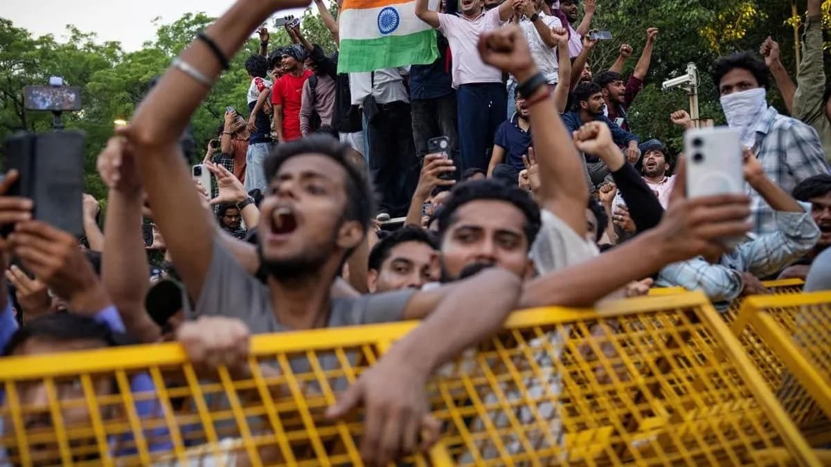 Ribuan Pemuda India Tumpah ke Jalan, Tuntut Reformasi Ujian Rekrutmen