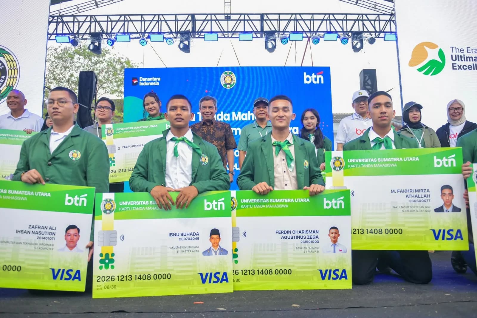 Perluas Dukungan untuk Ekosistem Transaksi Kampus, BTN Luncurkan 9.800 KTM Co-Branding USU
