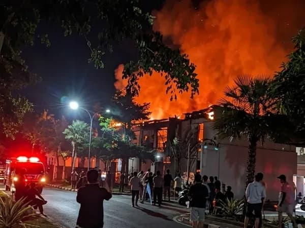 Labfor Ungkap Titik Api Kebakaran Kantor Gubernur Kalteng Berasal dari Dapur Lantai 2