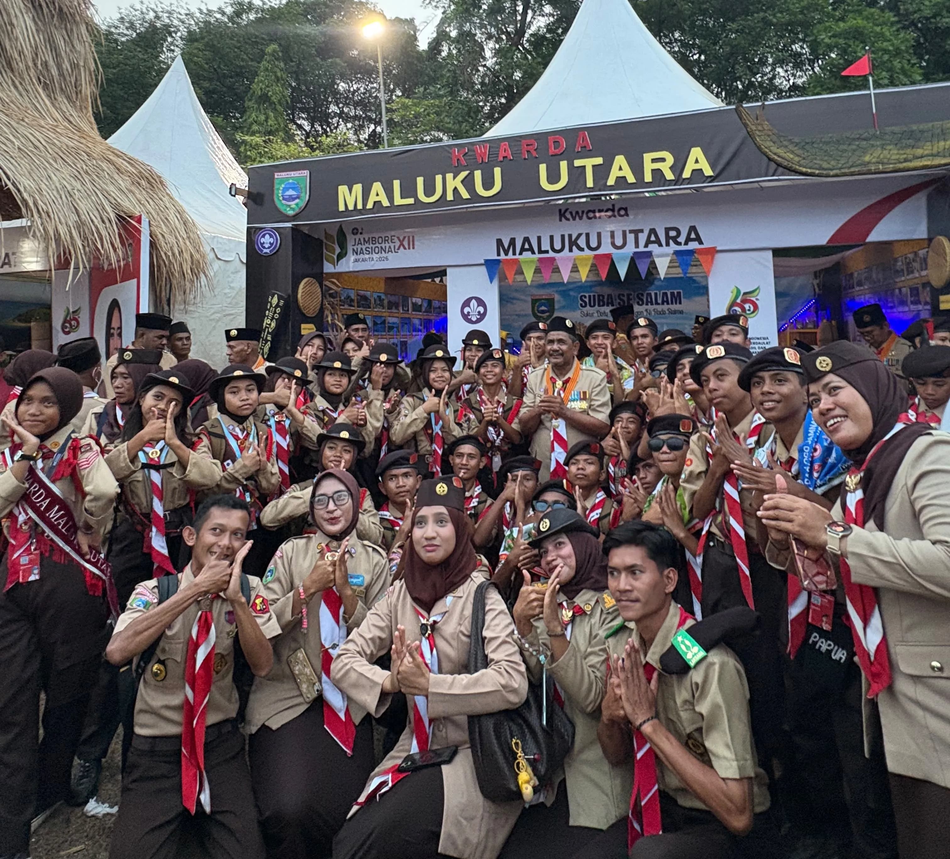 Pramuka Malut jadi Duta Maluku Utara di Tingkat Nasional
