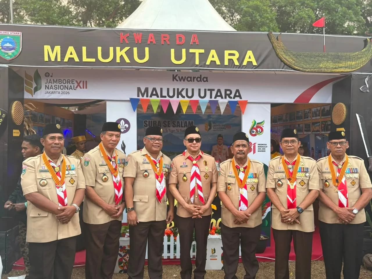 21 Tokoh Pramuka Malut Raih Penghargaan Kwarnas di Jamnas XII 2026