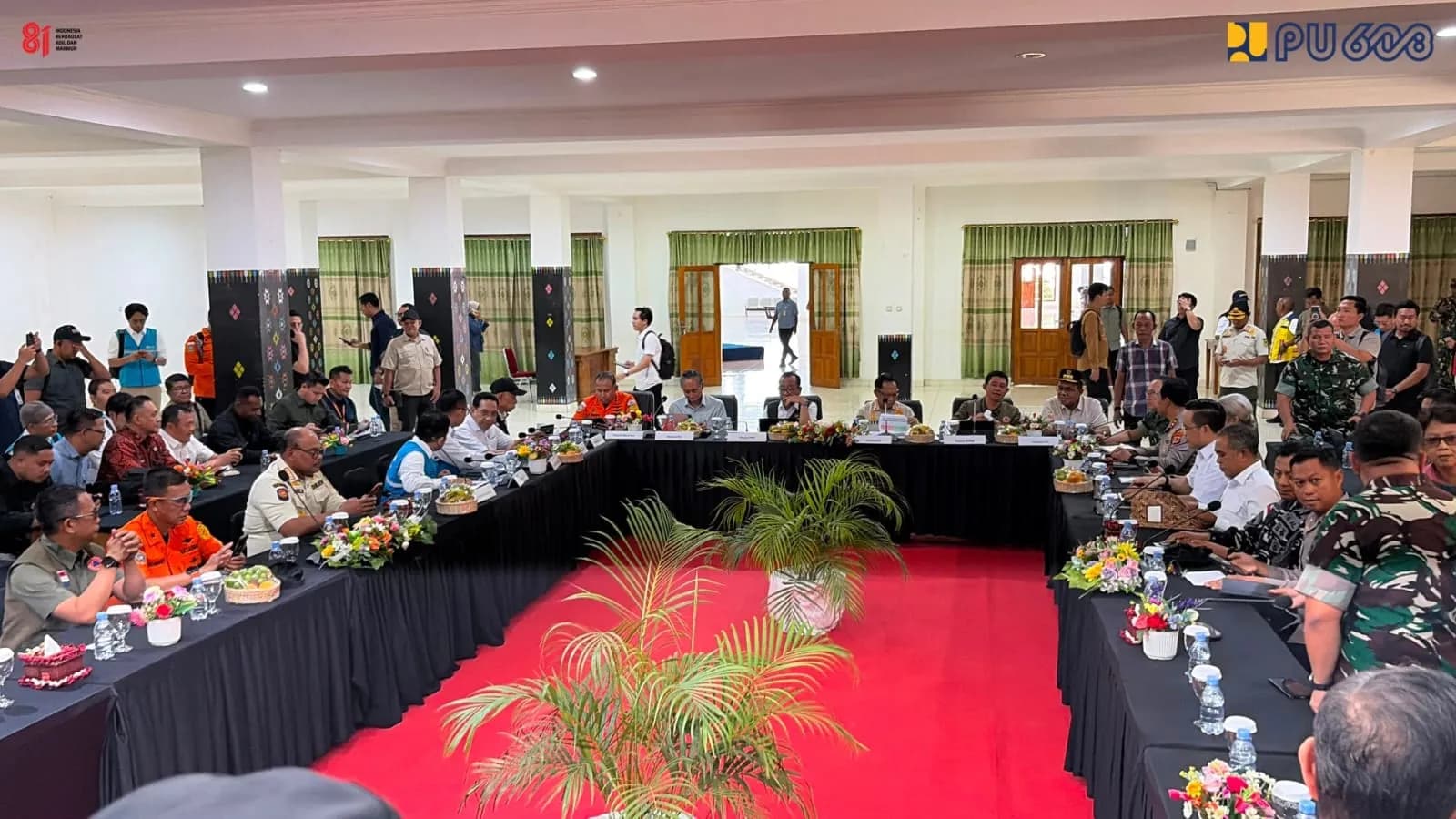 Hadir Rakor Gempa NTT, Menteri PU Pastikan Akses dan Kebutuhan Dasar Segera Ditangani