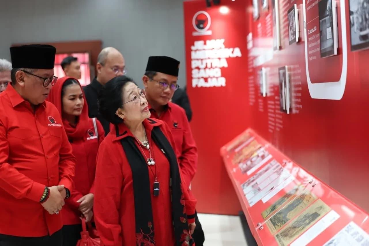HUT ke-81 RI, Megawati Pimpin Upacara di Sekolah Partai PDIP Lenteng Agung